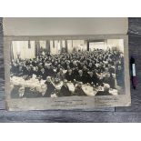 1937 League Managers Committee Photo+ Menus: Very large photo showing the members of the League