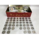 A collection of modern commemorative coinage to in