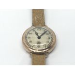 A rare John Harwood gold cased Worlds first Automatic watch this model of watch was first