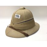 A WW2 British miltary issue pith helmet.