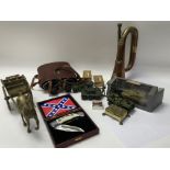 A collection of military miniature Collectables, a