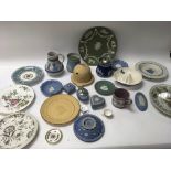 A mixed collection of Wedgwood items.