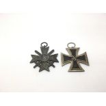 A 1939:German merit cross and general service meda