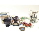 A collection of Victorian and later decorative cer
