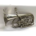 An Eb-Tuba, as used by The Salvation Army, inscrib
