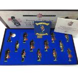 A boxed set of Britainâ€™s Pipes and drums of the