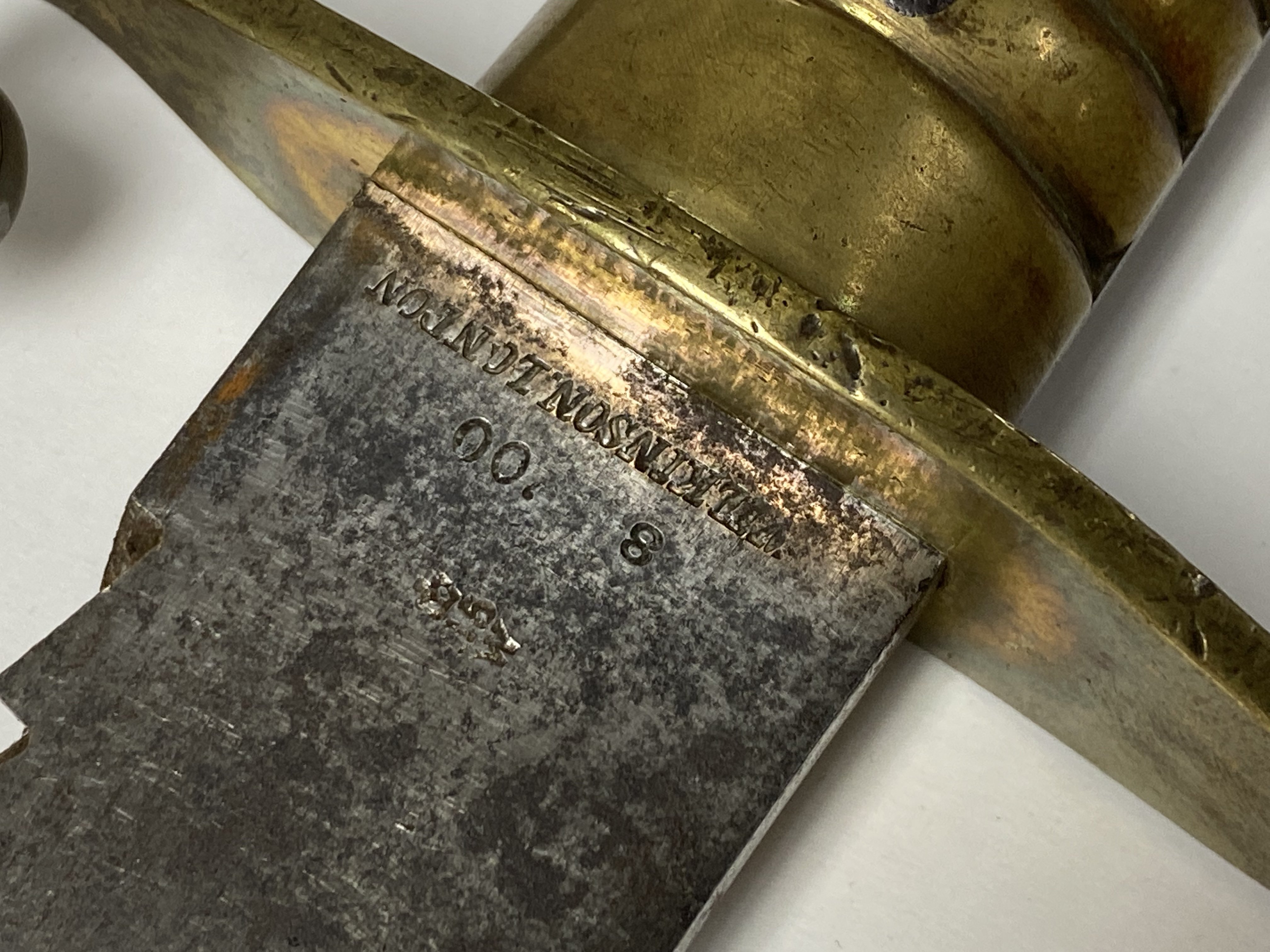 A British 1856 Pioneers sword with saw back by Wil - Image 3 of 4