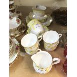 A Royal Albert six place setting tea set, one cup