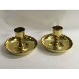 A pair of brass Brighton buns 7 cm