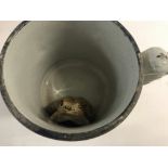 A Victorian novelty mug frog mug decorated with ra