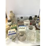 Another mixed collection of ink wells and vintage