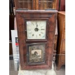An American wall clock by Jerome & Co. Connecticut