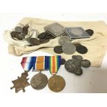 A set of I world war medals uni scribed with no re