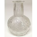 An R. Lalique vase, circa 1925. The approximate he