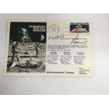 A signed Walter Cunningham Apollo 7 USA first day