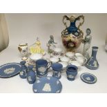 A collection of ceramics including a Royal Standar