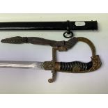 A WW2 Third Reich officers dress sword.