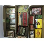 A collection of vintage tins comprising Cassells C