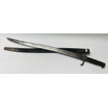 An 1856 model Parker Field & Sons sword bayonet fo