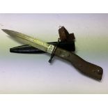 A German WW1 DEMAG Ersatz Bayonet Trench knife.