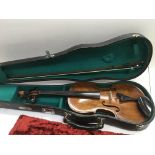 A circa 1920s fine quality violin by William Wilka
