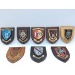 8 x various military plaques presented to Yeoman Warders. Provided with letter of Authenticity.