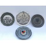 Collection of various plates from Tower of London Yeoman Warders. Provided with letter of