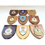 9 x plaques given to the Tower of London Yeoman Warders. Accompanied by letter of Authenticity.