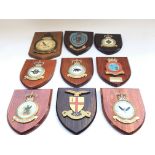 9 x plaques given to the Tower of London Yeoman Warders. Accompanied by letter of Authenticity.