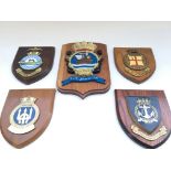 5 x plaques given to the Tower of London Yeoman Warders. Accompanied by letter of Authenticity.