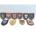 10 x various plaques presented to Yeoman Warders.Provided with letter of Authenticity.