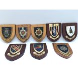 8 x various military plaques presented to Yeoman Warders. Provided with letter of Authenticity.