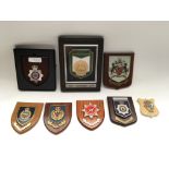 8 x plaques presented to Tower of London Yeoman Warders. Provided with letter of Authenticity.