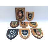 8 x plaques given to the Tower of London Yeoman Warders. Accompanied by letter of Authenticity.