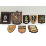 Collection of plaques from the Tower of London Yeoman Warders. Provided with letter of