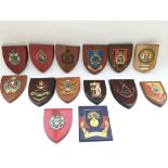 14 x plaques from the Tower of London Yeoman Warders. Provided with letter of Authenticity.