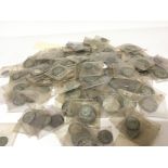 A large collection of British silver pre1946 coinage from George III-GeorgeVI. All used