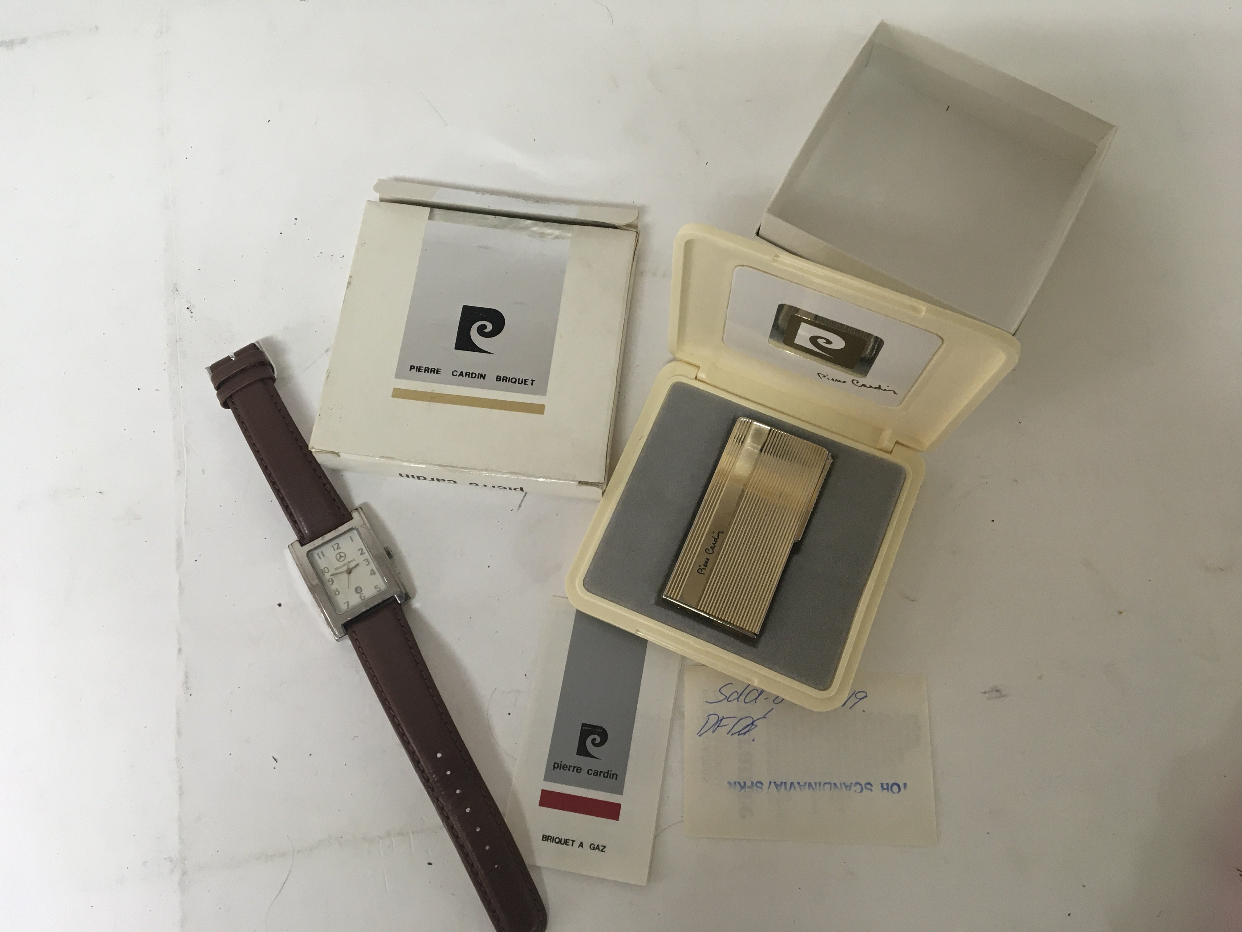 A Vintage boxed Pierre Cardin Briquet lighter and