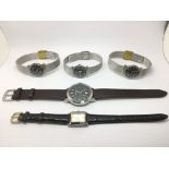 Five Rotary watches comprising one gents and four