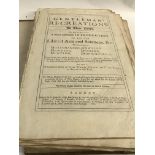 A 1710 copy of The Gentleman’s Recreations, leathe