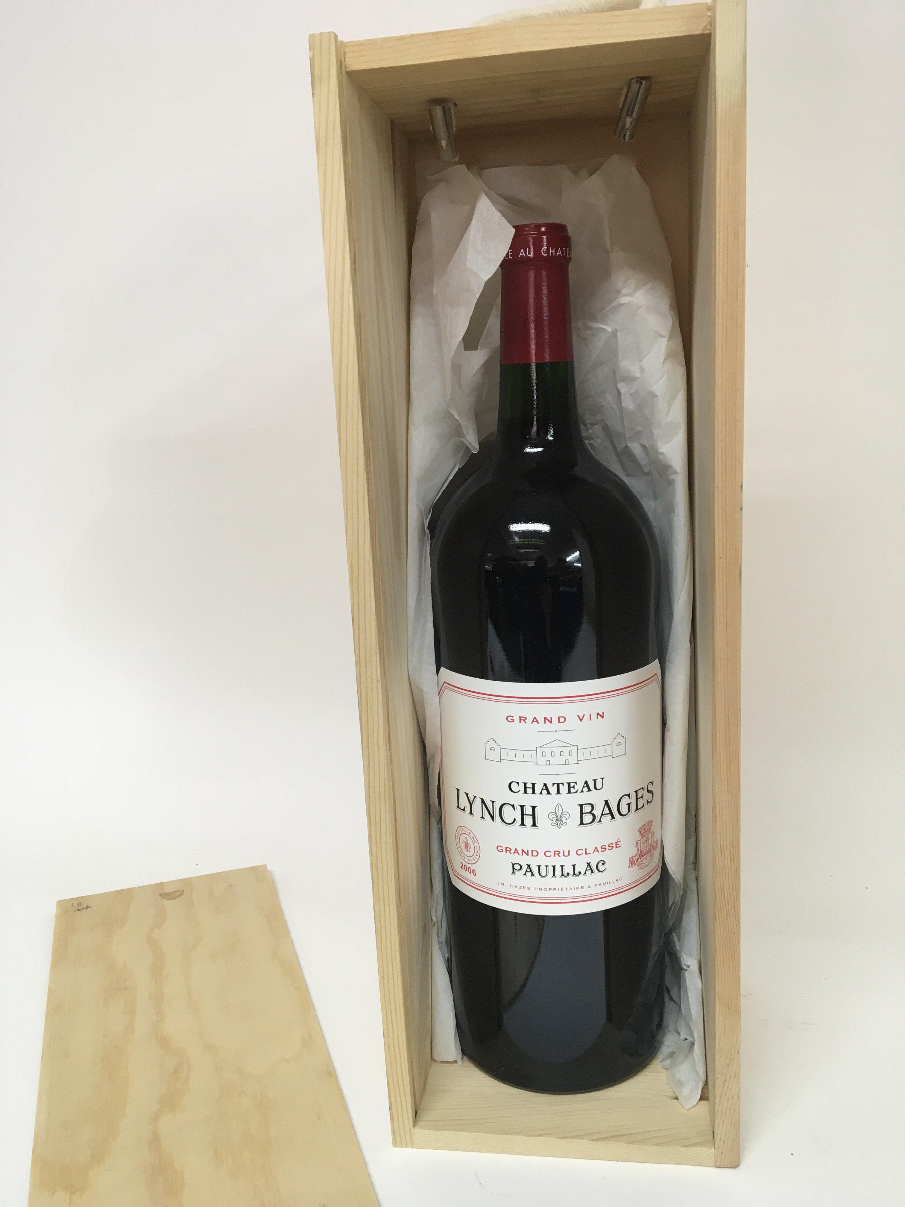 A Magnum 1.5l bottle of Chateau Lynch Bages Pauill