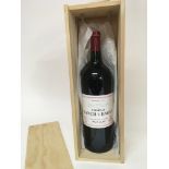 A Magnum 1.5l bottle of Chateau Lynch Bages Pauill