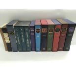 A collection of Folio Society books on history and