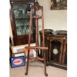 A large caRved teak reproduction easel.