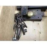 A collection of old locks and keys - NO RESERVE