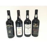 Four bottles of Vintage Port Offley 1988 Ferreira