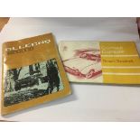 Two vintage car owner handbooks. One for the owner