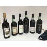 A collection of Vintage Port Dowes 10year old port