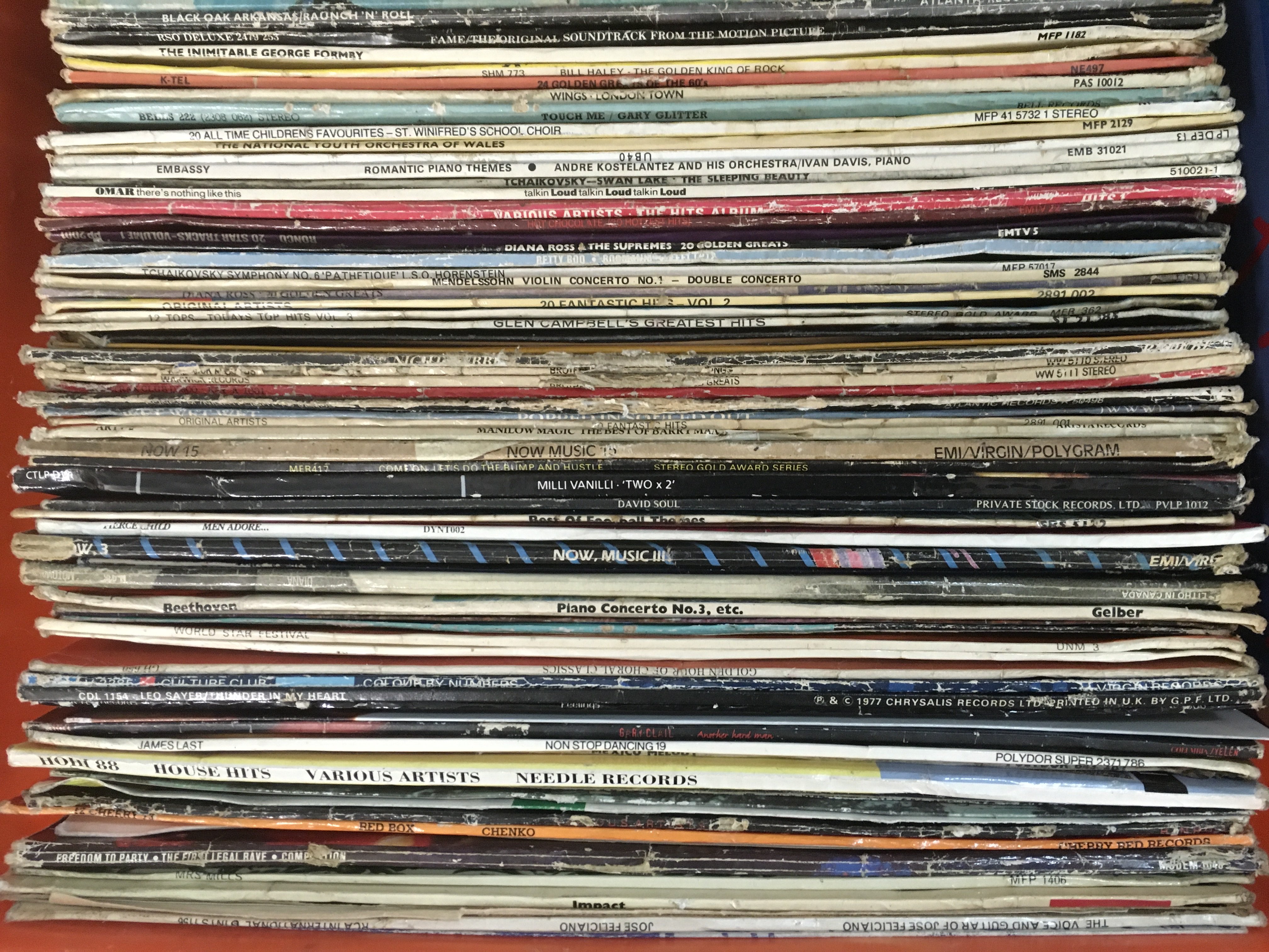 A box of LPs and 12 inch singles by various artist - Image 4 of 5