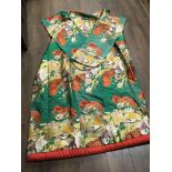 A Quality 20th Century Japanese Kimono with gold t